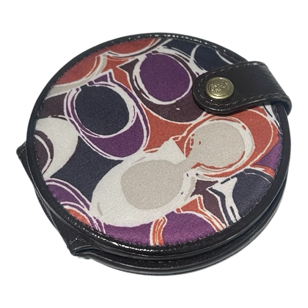 Vintage Coach Double Sided Mirror Compact